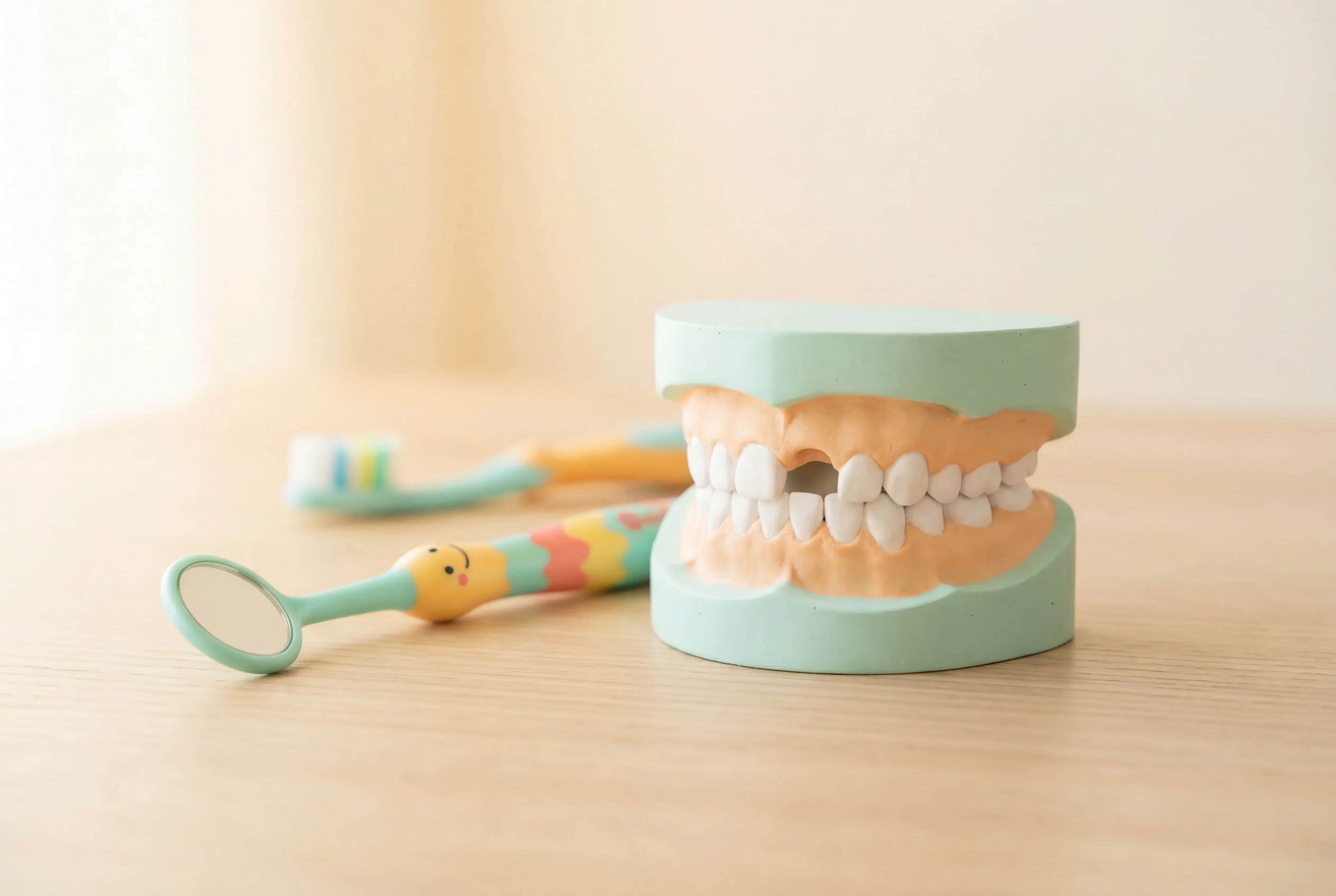 Nicht angelegte Zähne bei Kindern Modell