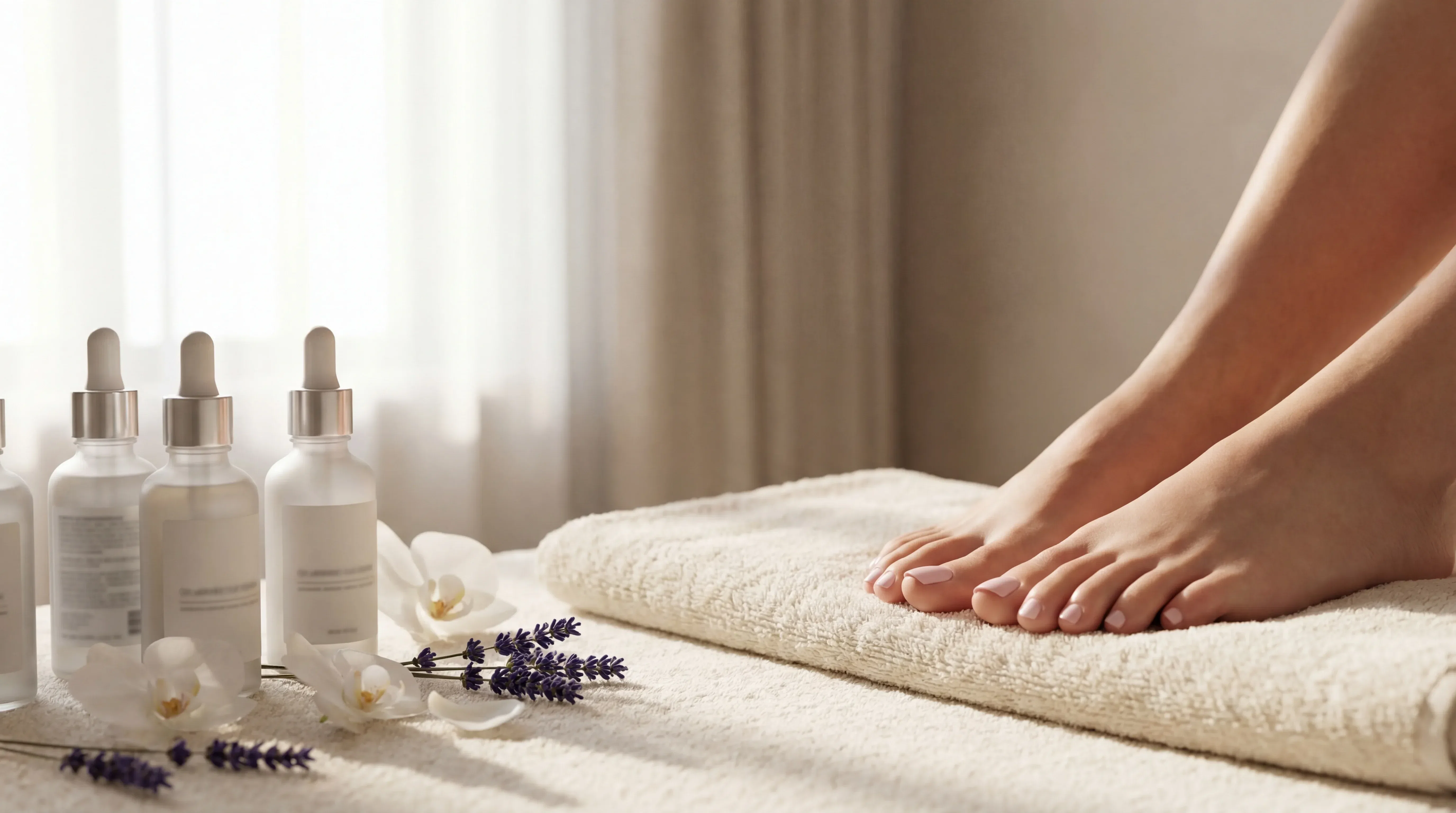 Trockene Füße behandeln